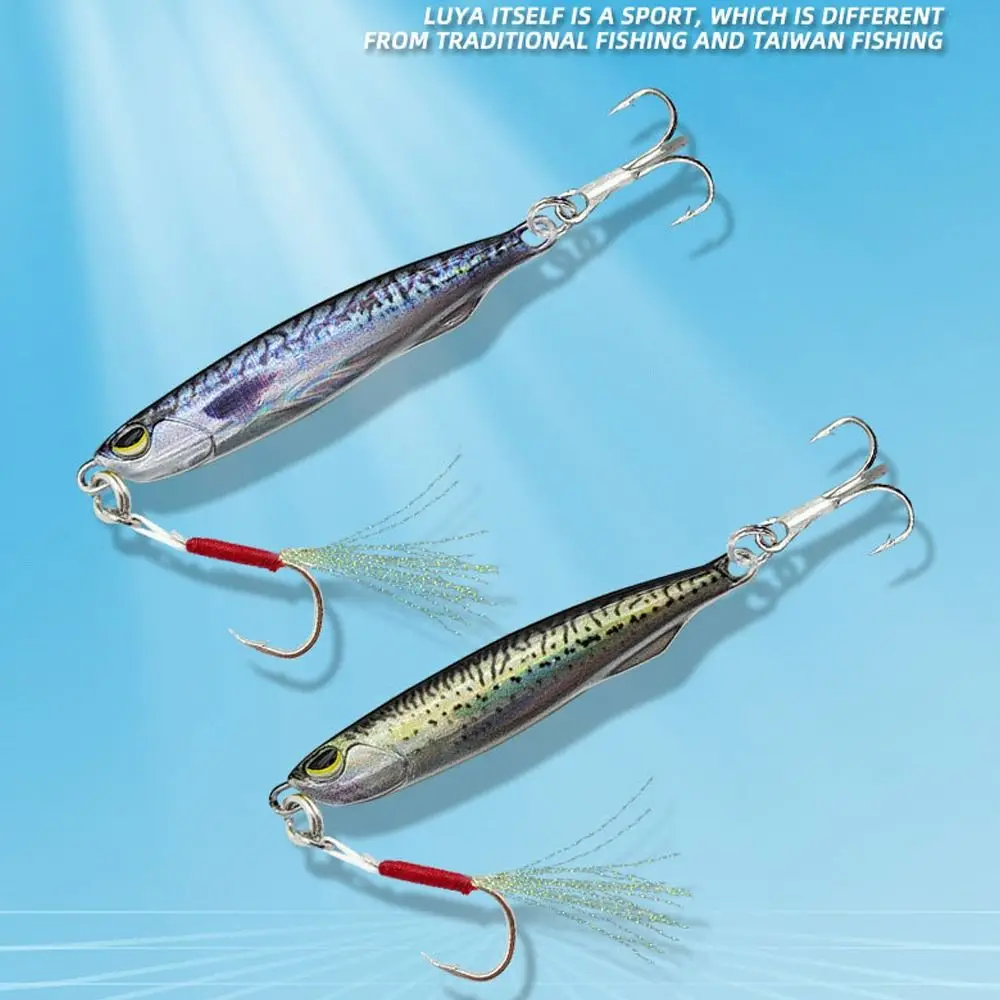 

20g 40g fishing Metal lure Hot. Lead Casting Jigging Wobbler Swimbait Minnow Spanish Mackerel Fishing Lure Sinking