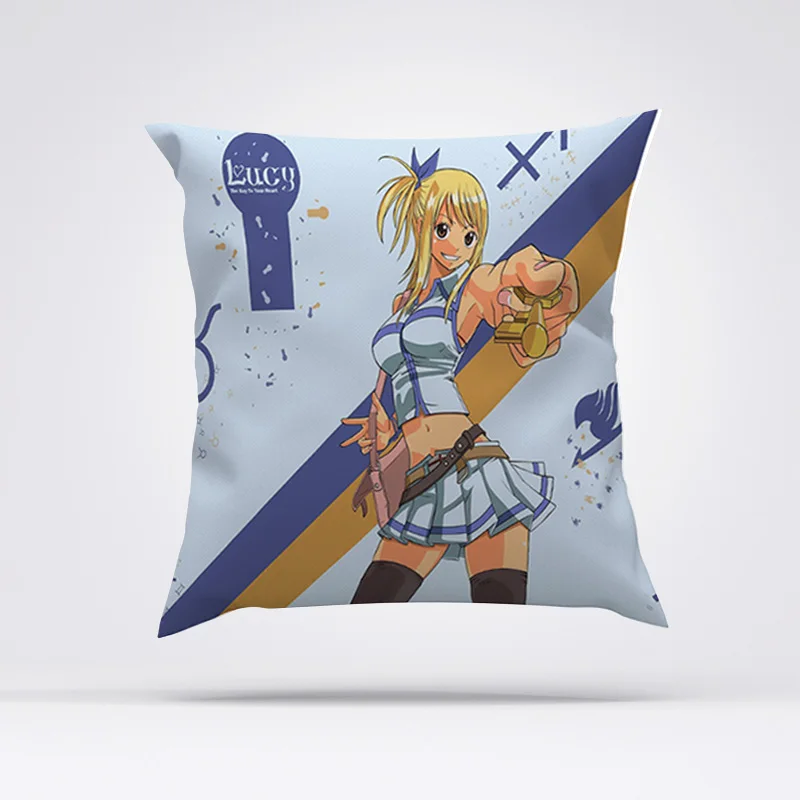 

Pillowcases for Pillows Decor Home Cute Fairy Tail Pillow Cases Decorative Car Sofa 45x45 Cushions Covers Cushion Cover Bed Body