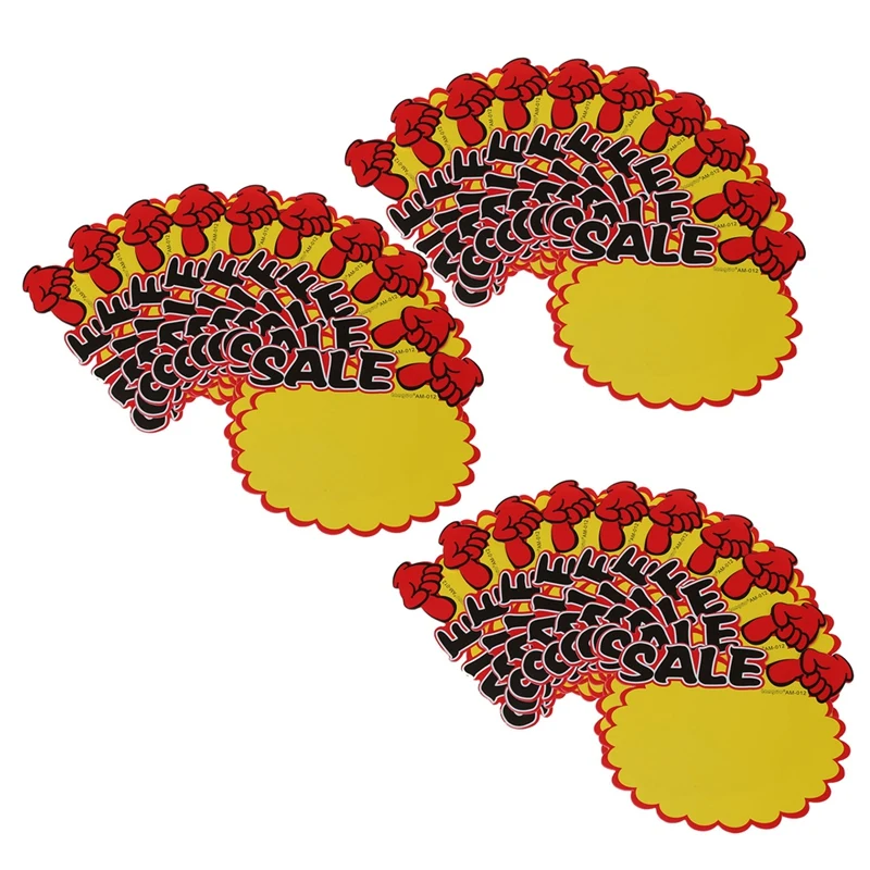 

Supermarket Sale Promotion Advertising Sign Price Tags Paper 30 Pcs