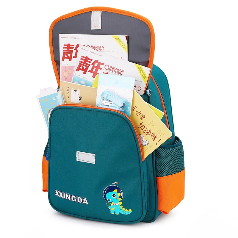 Large Capacity Children Grade 1-3 Cartoon Unicorn Dinosaur School Backpacks New Girls Boys Students Schoolbags with Pen Bag Hot