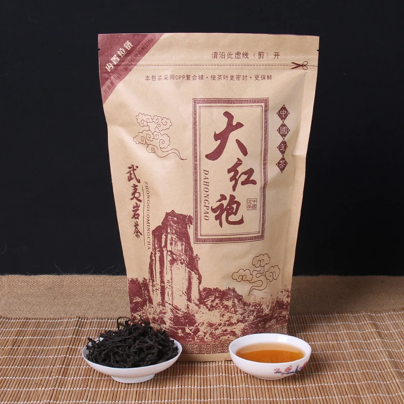 

Новый китайский чай Da-Hong-Pao, Большой красный халат, чай Oolong, оригинальный чай Wuyi Rougui для ухода за здоровьем, товары для дома, без чайника