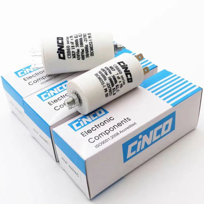 

CBB60 пусковой конденсатор 12uF ~ 35uF конденсатор двигателя 50/60 Гц 450 в переменного тока с винтом M8 для электродвигателя/стиральной машины