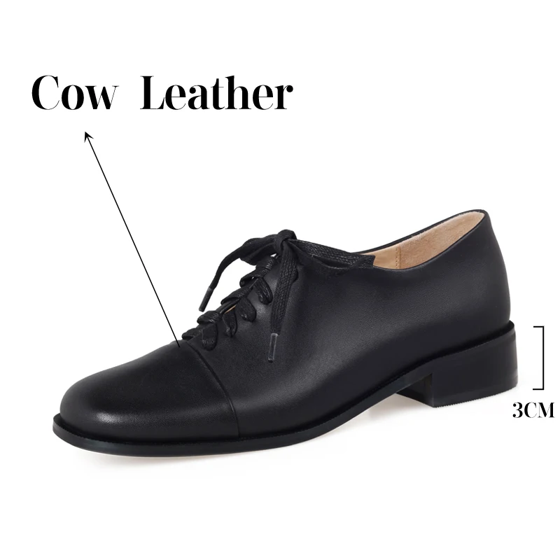 Туфли-лодочки женские на низком каблуке с закругленным носком весна-осень