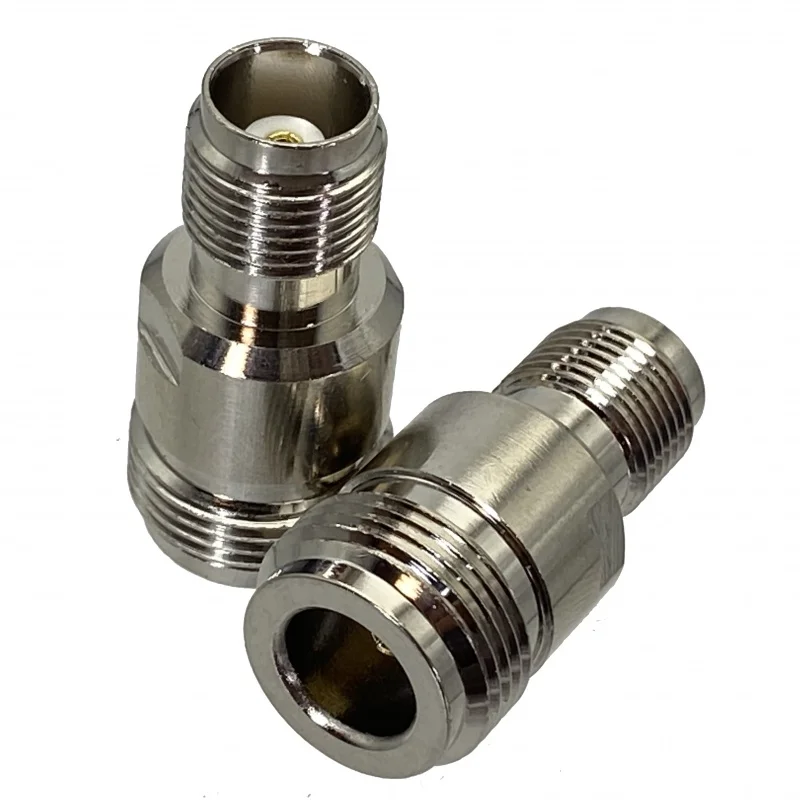 

1Pcs TNC Female Jack to N Female Jack RF Coaxial Adapter Connector Coaxial High Quanlity 50ohm Wire Terminals