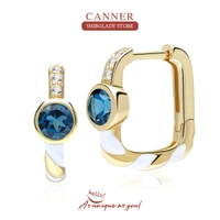 canner u shape earrings silver 925 earring for women drop earrings huggie 18k gold accessories 2022 trend wedding party