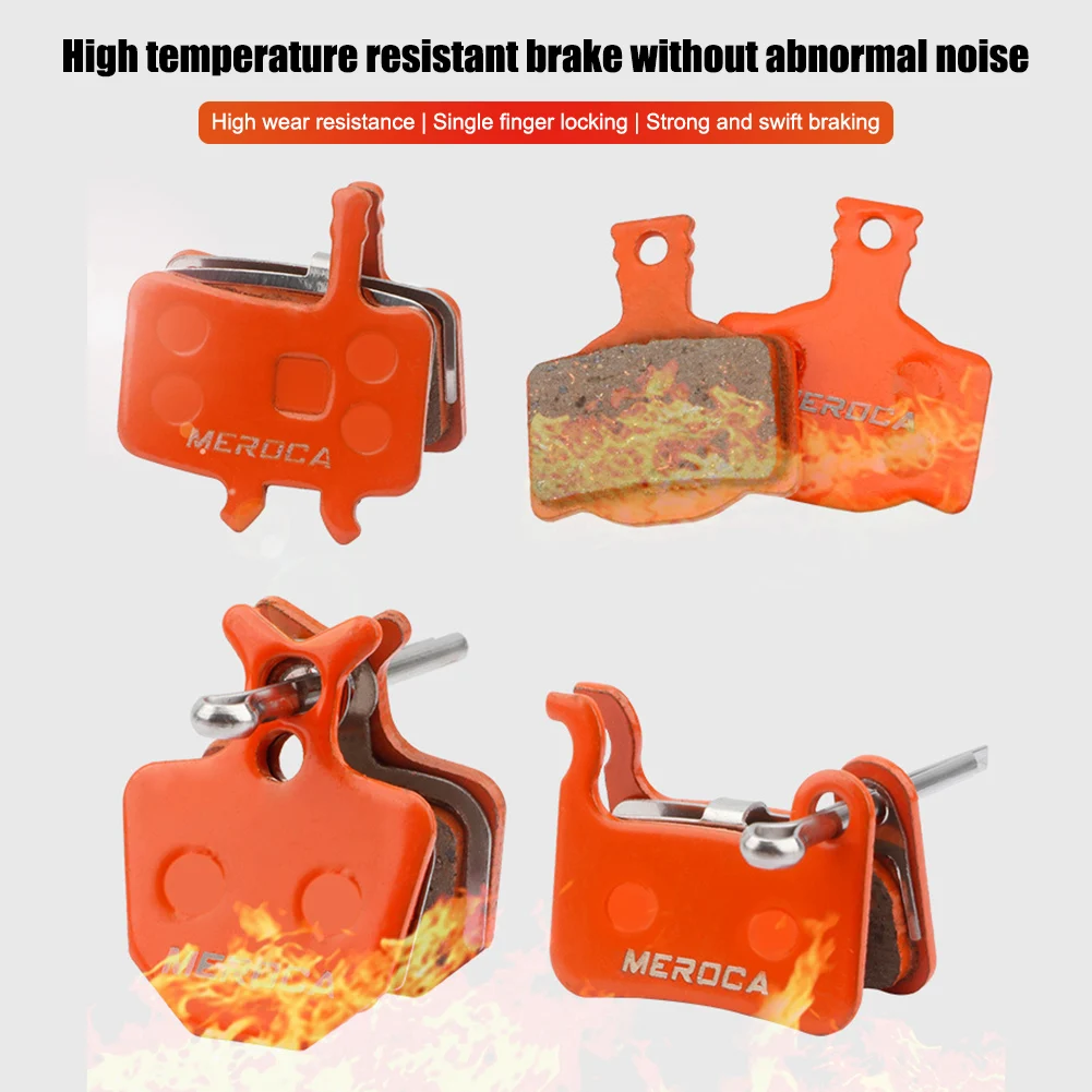 

MTB Disc Resin Semimetal Disc Brake Replacement Parts for Shimano M315 446 XTR M975 SAINT M810 Mountain Bicycle Brake Pads