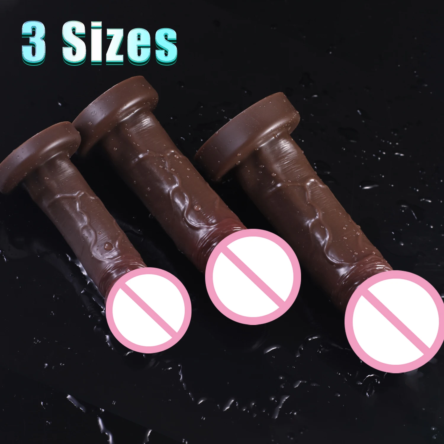 Реалистичный фаллоимитатор и мягкий силиконовый пенис с присоской подходит для