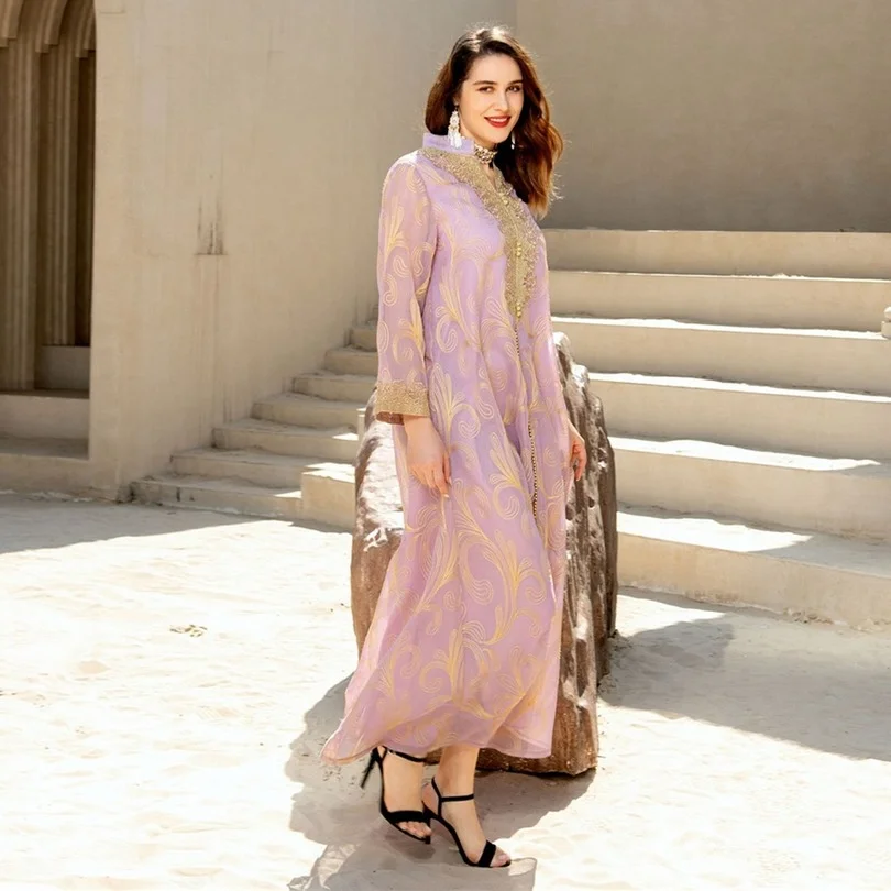 

Ramadan Eid Mubarak Abaya Dubai Islam Muslim Dress Kaftans Turkey Dresses For Women Robe De Soiree Djellaba Femme