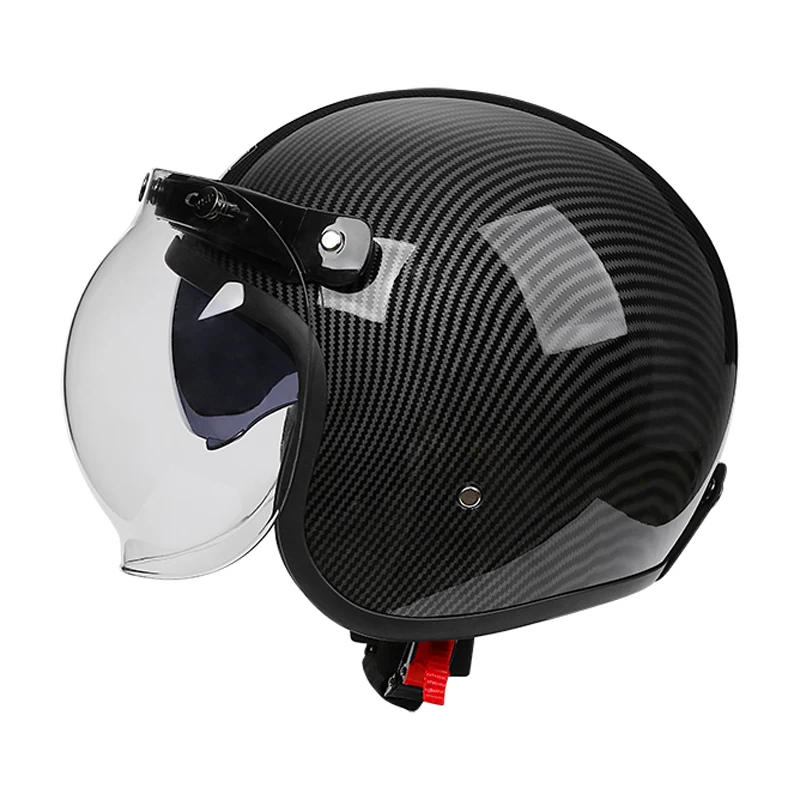 

MTN Motorcycle Helmets Open Face Safety Kick Scooter Electric Motos Flip Up Half Face Helmet Casque Roof Vintage De Seguridad