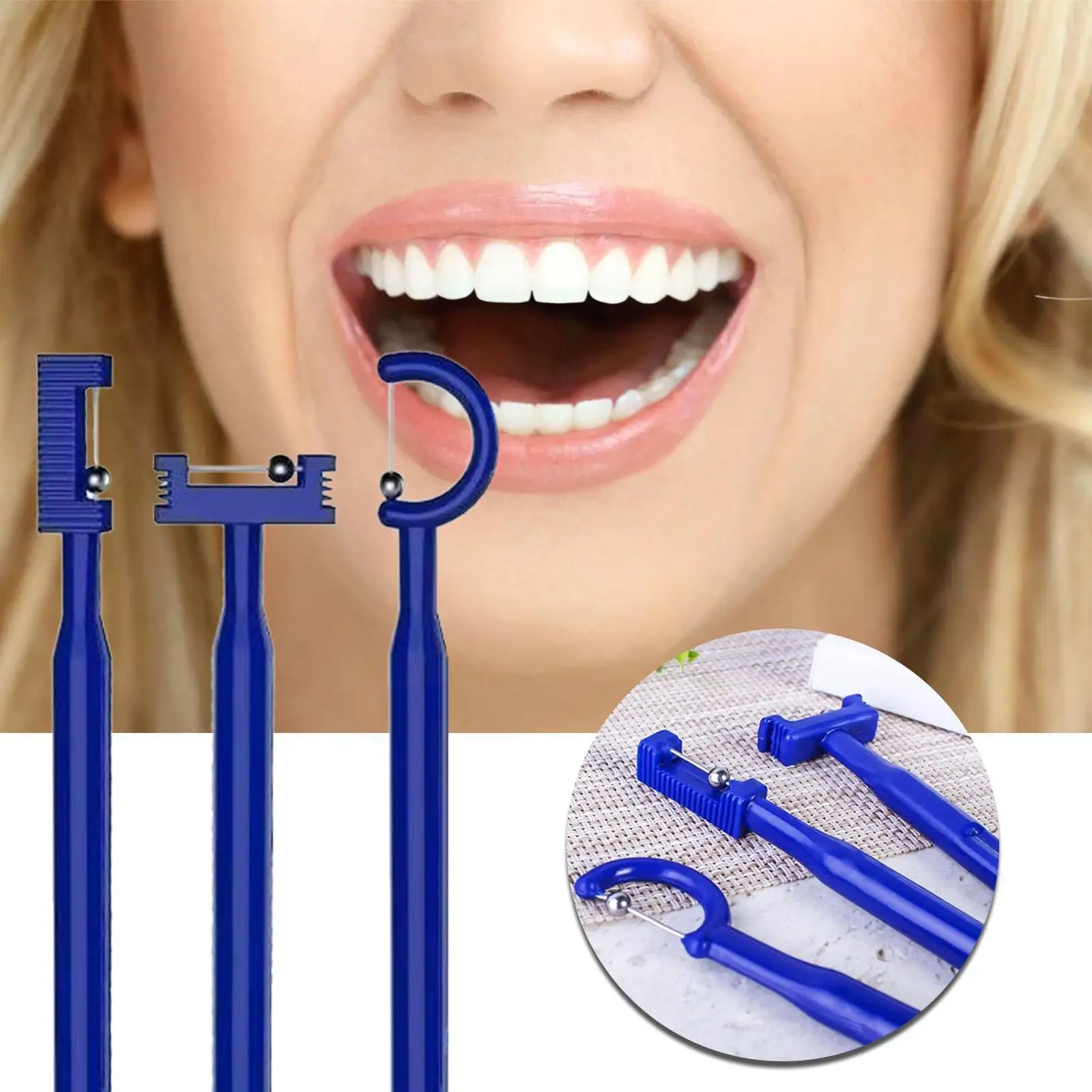 

3-Piece Mouth Muscle Trainer Tongue Muscle Restorer Trainer Absorber Muscle Tongue Oral Rehabilitation Tongue Hygiene Tool R2Z4