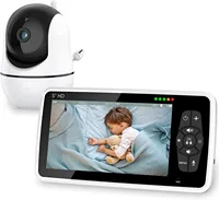 5.0 Inch Baby Monitor with Camera Wireless Video Nanny 720P HD Security Night Vision Temperature Sleep Remote  2 Way Audio