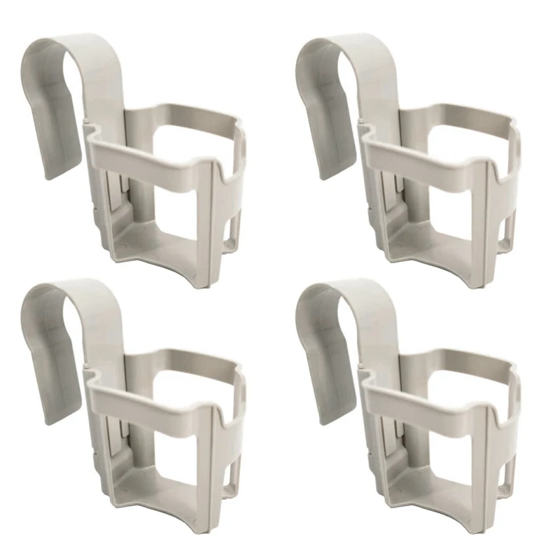 

4 Pcs Poolside Cup Holder,No Spills Drink Holder For Above Ground Pools,Pool Drink Holders Fits 2 Inch Or Less TOP Round