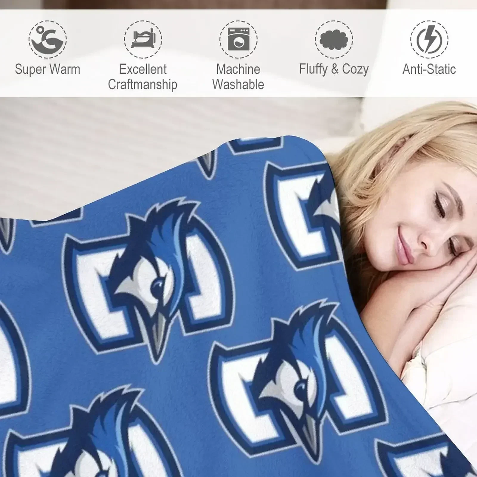 Одеяло Creighton Bluejays забавный подарок декоративные одеяла для кровати