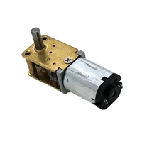 horizontal n20 reduction motor dc3v 15 30rpm miniature dc reduction motor worm gear self locking low speed small motor