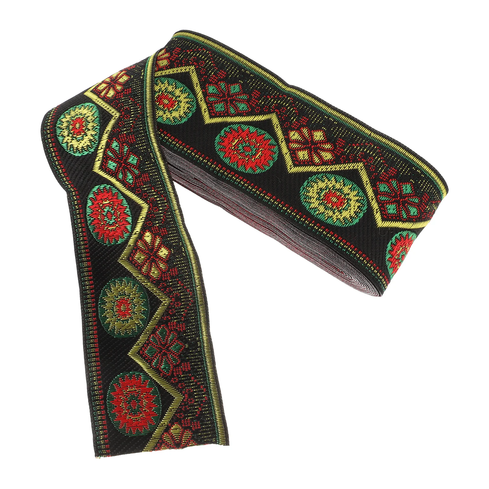 Ткань для плетения вышитая кружевная лента винтажный декор платье этническая