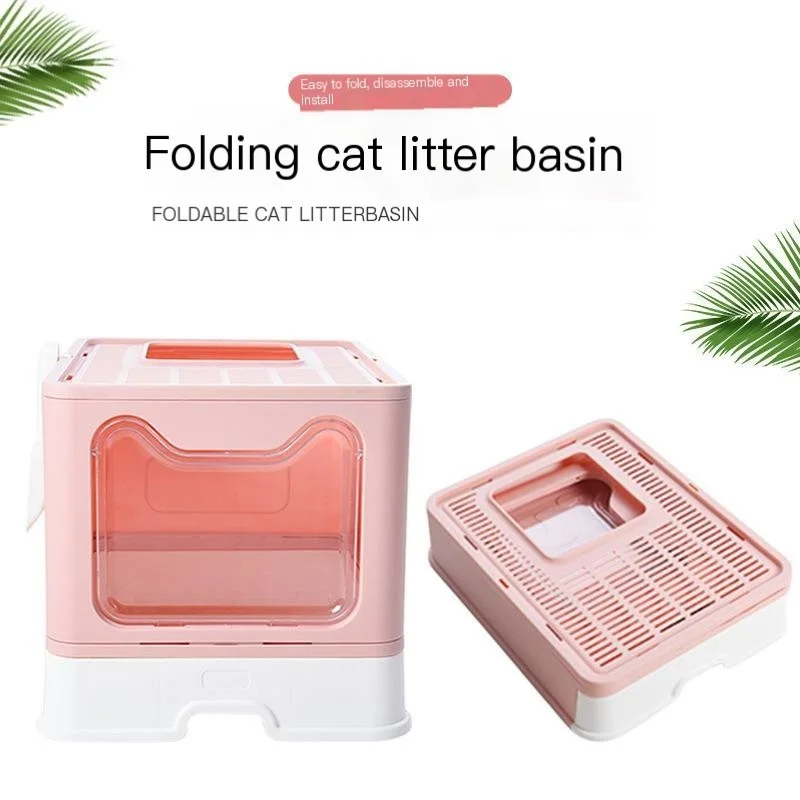 

Входной кошачий наполнитель, складной кошачий наполнитель, отдельная упаковка, маленький объем, полностью закрытый, верхний выдвижной ящик...