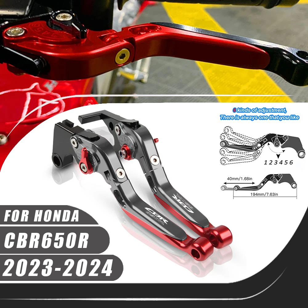 Для Honda CBR650R 2023-2024 CBR 650R ЧПУ рычаг сцепления тормозной набор регулируемых складных