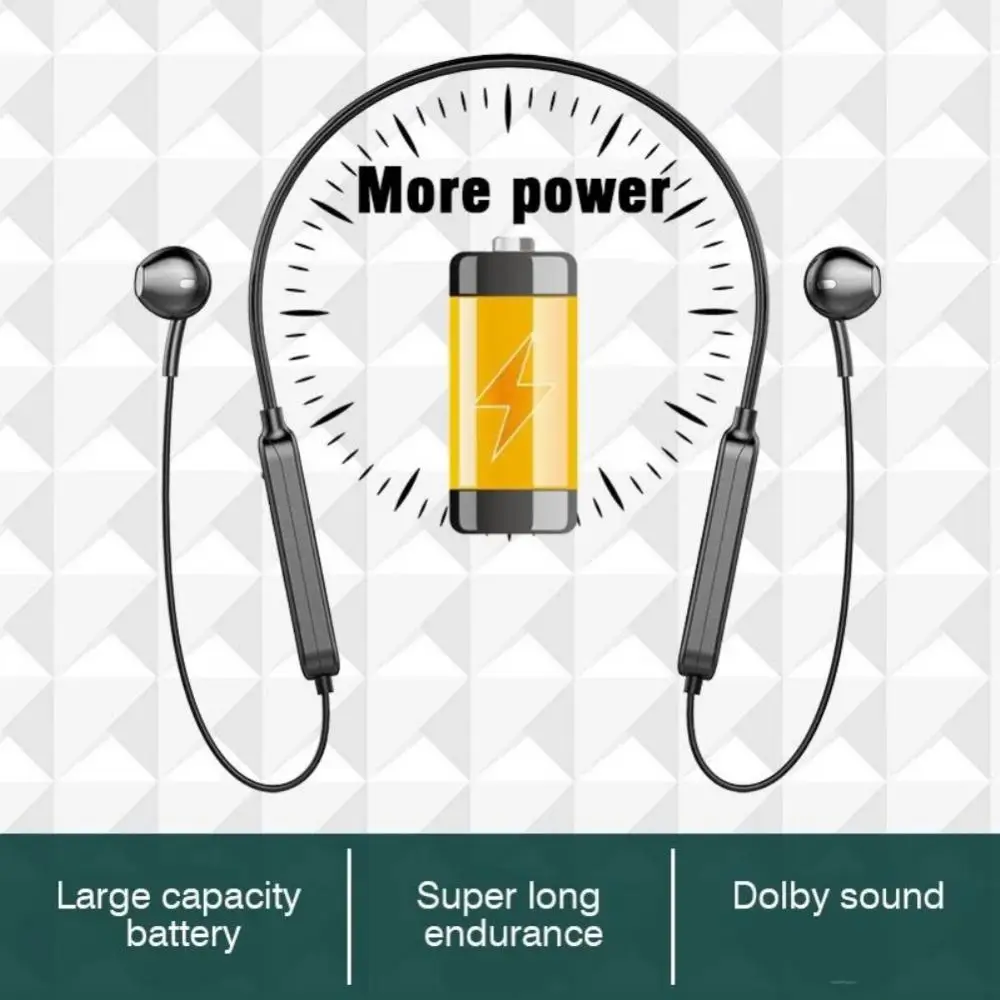 

With Microphone Bluetooth Earphones Stereo Tws Sport Headset Neckband Noise Cancelling Earbuds Earphone Headset Wireless Earbuds