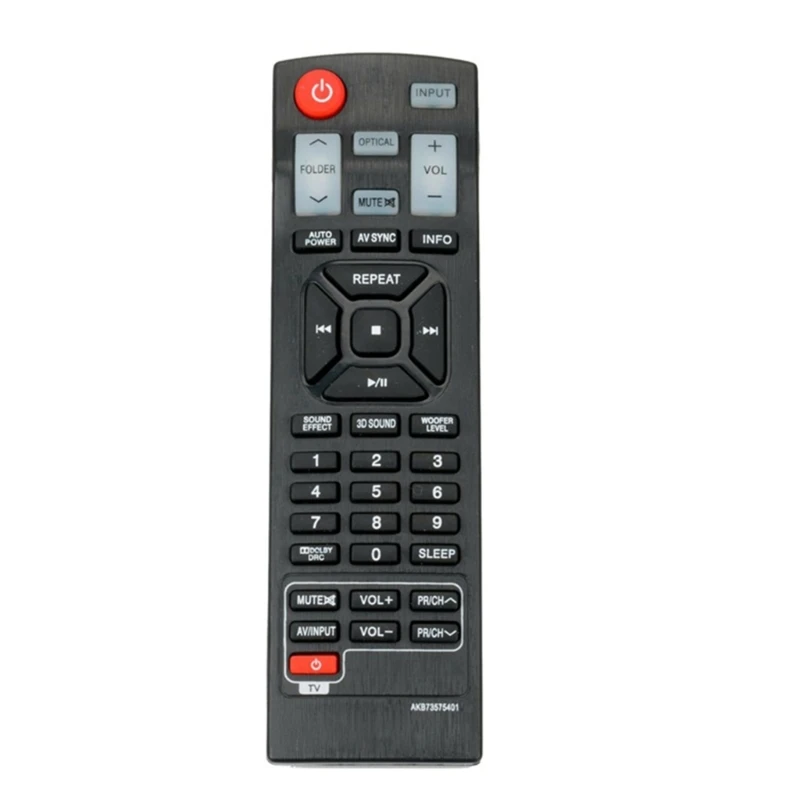 

AKB73575401 Replacement Remote Control Applicable for lg Sound Bar NB5540 NB4540 Dropship