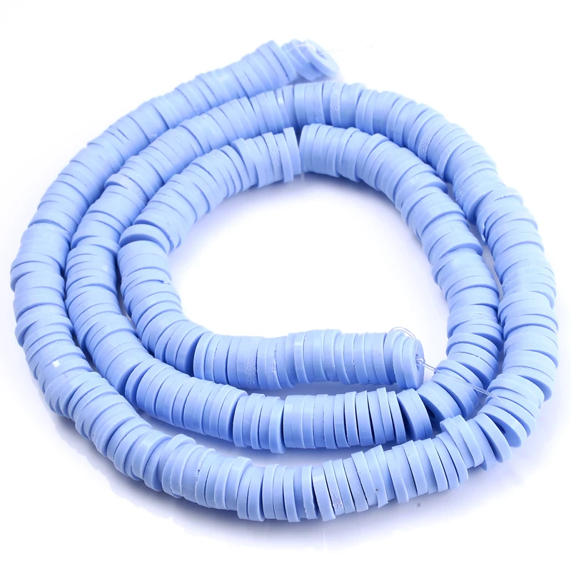 Плоские круглые бусины 6 мм из полимерной глины около 350 шт./лот свободные