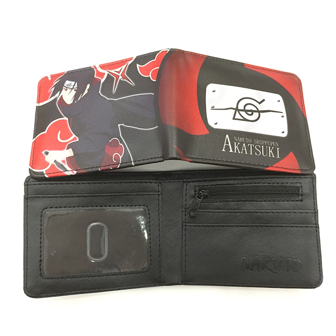 Хит продаж кошелек-ниндзя Какаси и Саске из аниме Деревня ЧЕРНЫХ ЛИСТЬЕВ