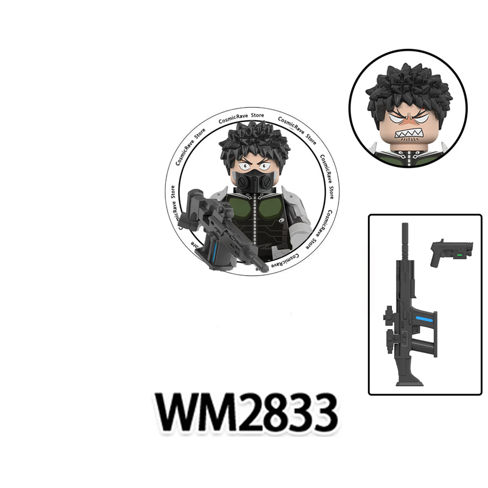 

Мини-фигурки аниме Kaiju No.8 MOC Hibino Kafka Ashiro