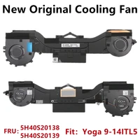new original for laptop lenovo ideapad yoga 9 14itl5 cpu cooling fan radiator heatsink fru%ef%bc%9a5h40s20138 5h40s20139 at1kk001dt0