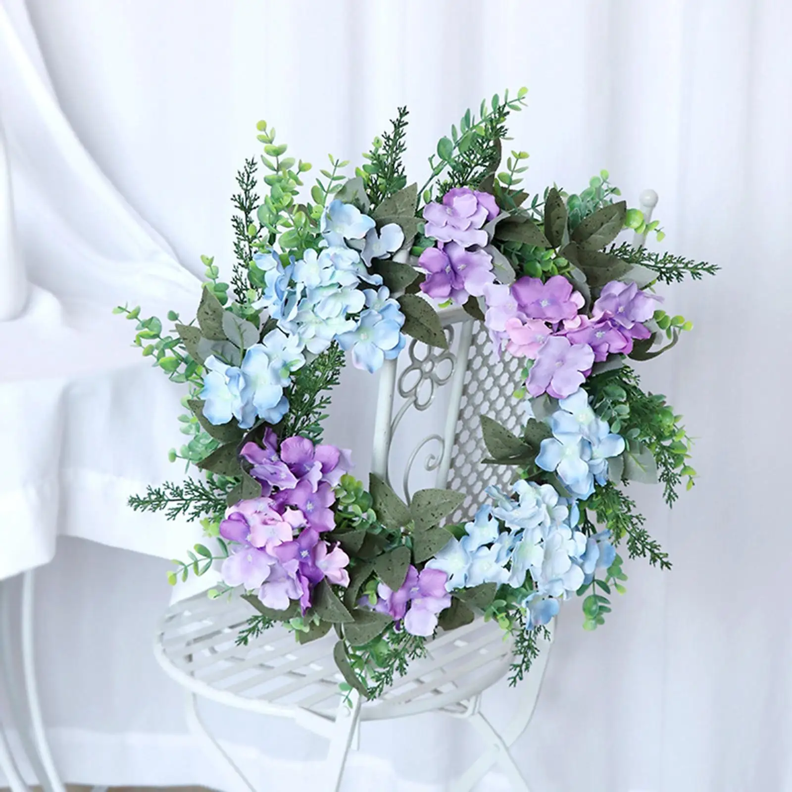 

Настенная гирлянда из натуральной гортензии, 45 см