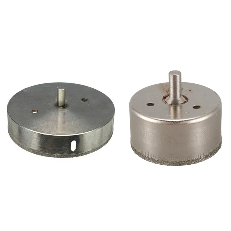 

2Pcs Diamond Drill Reamer Trepan Broach For Ceramic Glass Sandstone Tile 125Mm Diameter & 60Mm