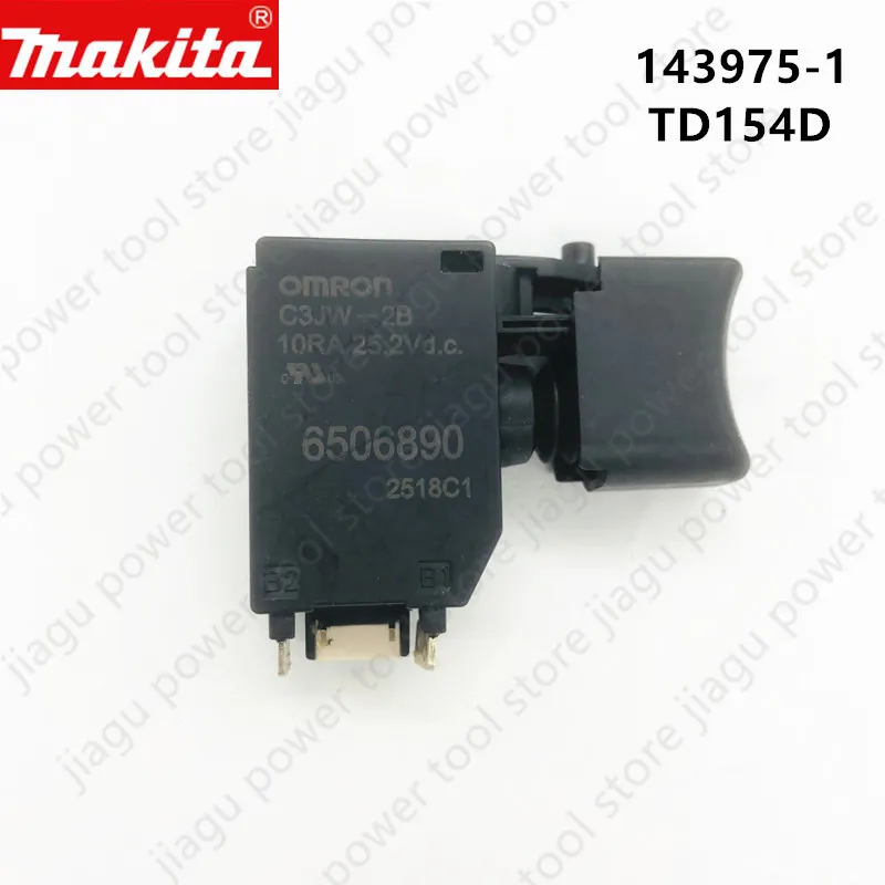 

Коммутатор 6506890 650689 -0 143975 -1 Для Makita DTD153 DTD154 DTW180 TD154D DTD154Z DTD154RFE DTD153RFE DTD153RTE DTD153Z DTD155