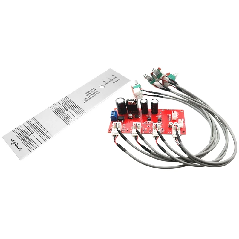 

Pickup Calibration Distance Gauge Protractor Record LP Vinyl & AD828 Stereo Preamp Amplifier Board