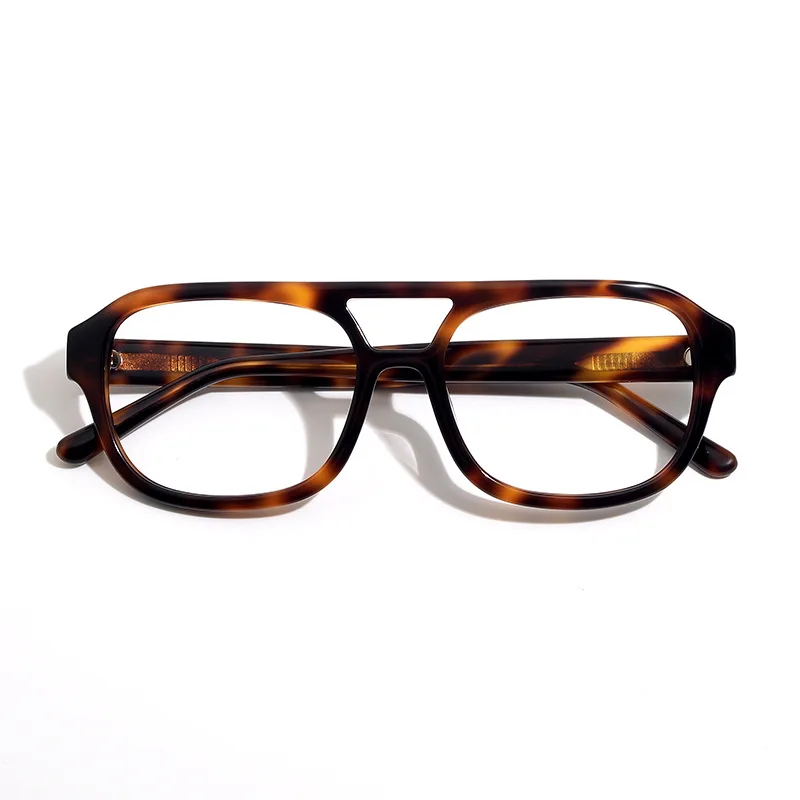 Высококачественные ацетатные модные очки-авиаторы с оправой для мужчин