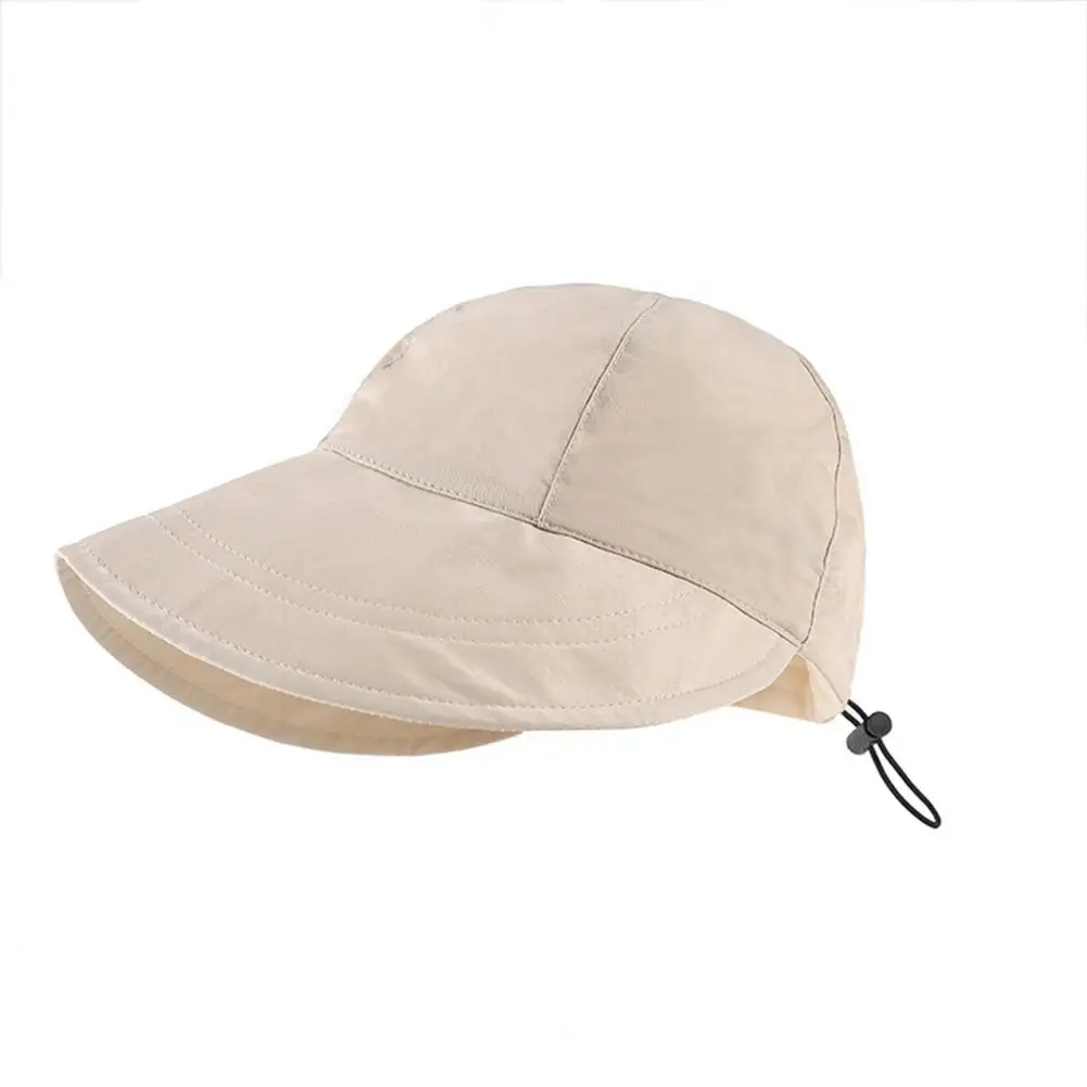 

Summer Hat Solid Color Sun Hat Ladies Casual Sun Visor Fisherman Hat