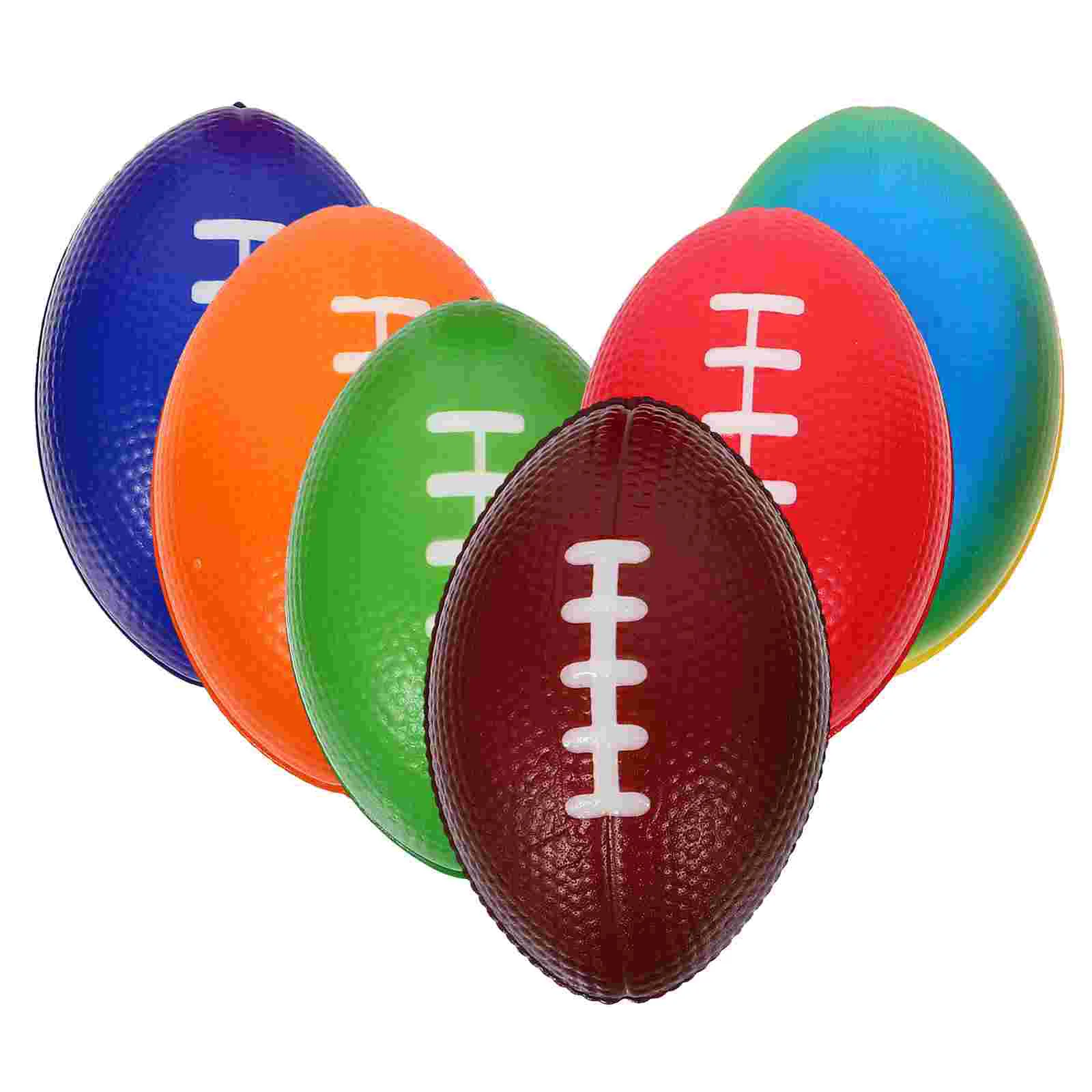 

6 Pcs Mini Rugby Footballs Party Decorations Toy Small Toys Gift Ornament
