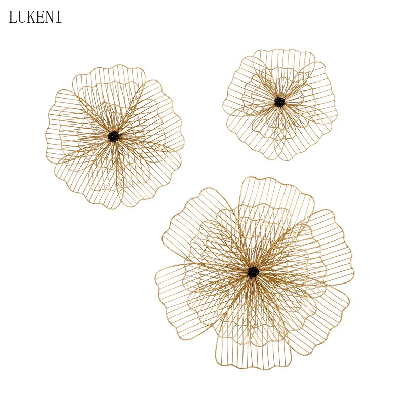 

New Chinese Light Luxury Wrought Iron Wall Decorations Living Room Bedroom Wall Decoration Personality Creative Wall Hanging