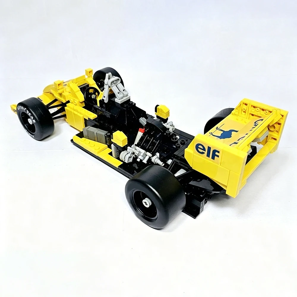 Фото Новая модель MOC Speed ​ ​ Конструктор-модель гоночного автомобиля Lotus 99T Grand Prix 1987 года, серия 1987, модульная сборка, детская игрушка, подарок для мальчика №5