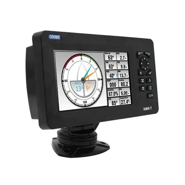 Фото ONWA KMR-7 7-дюймовый многофункциональный дисплей с мультиплексором NMEA / NMEA0183 / NMEA2000 / ретранслятором анемометра метеостанции №2