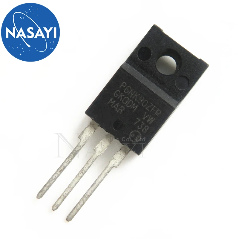 

5 шт. P6NK90ZFP P6NK90 TO-220F