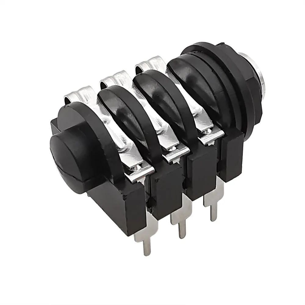 Панельное крепление для печатной платы 1/4 дюйма 6 35 мм контактов гнездовой разъем