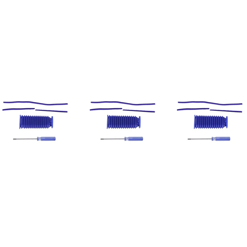 

3X For Dyson V6 V7 V8 V10 V11 Vacuum Cleaner Soft Roller Head, Replacement Hose Soft Plush Strips Screwdriver