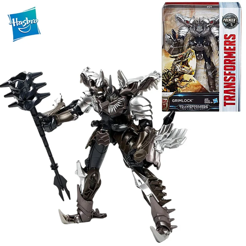 In Stock Original Hasbro Transformers5 Voyager Grimlock Anime Figure Action Figures Model Toys