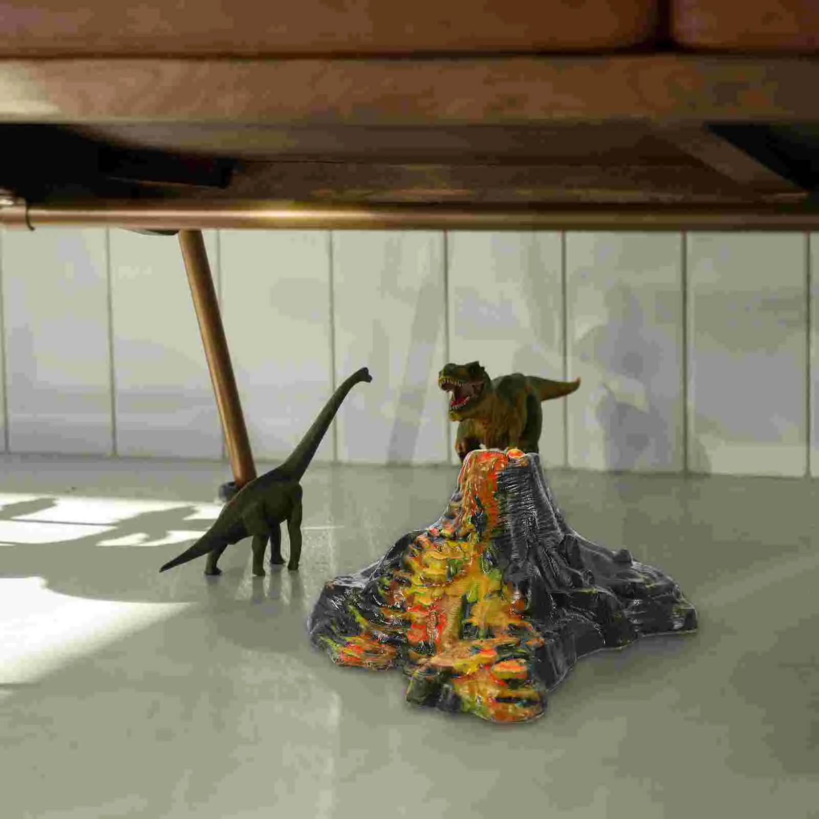 2 шт. имитация вулкана модели игрушки для детей украшений декор украшения малышей