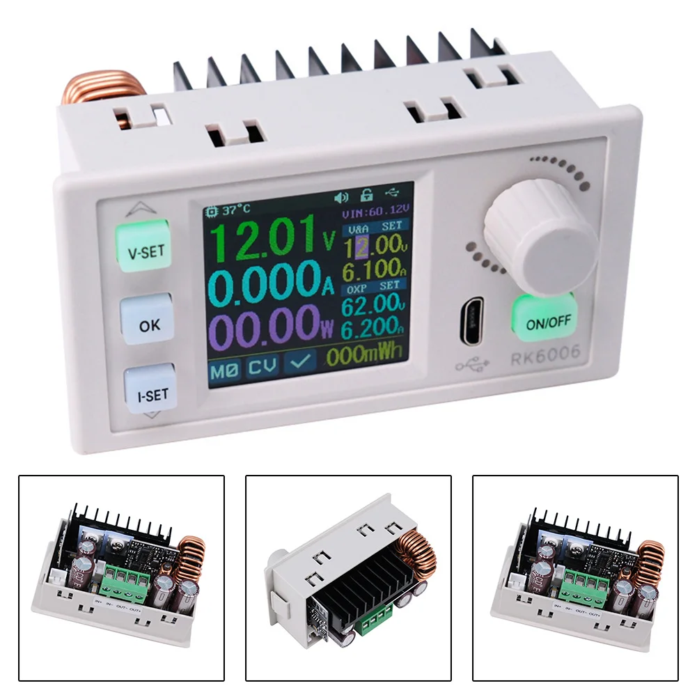 Фото Высококачественный источник питания RK6006 RK6006BT с ЖК-дисплеем, регулируемым выходным напряжением и током, управление по протоколу связи. №3