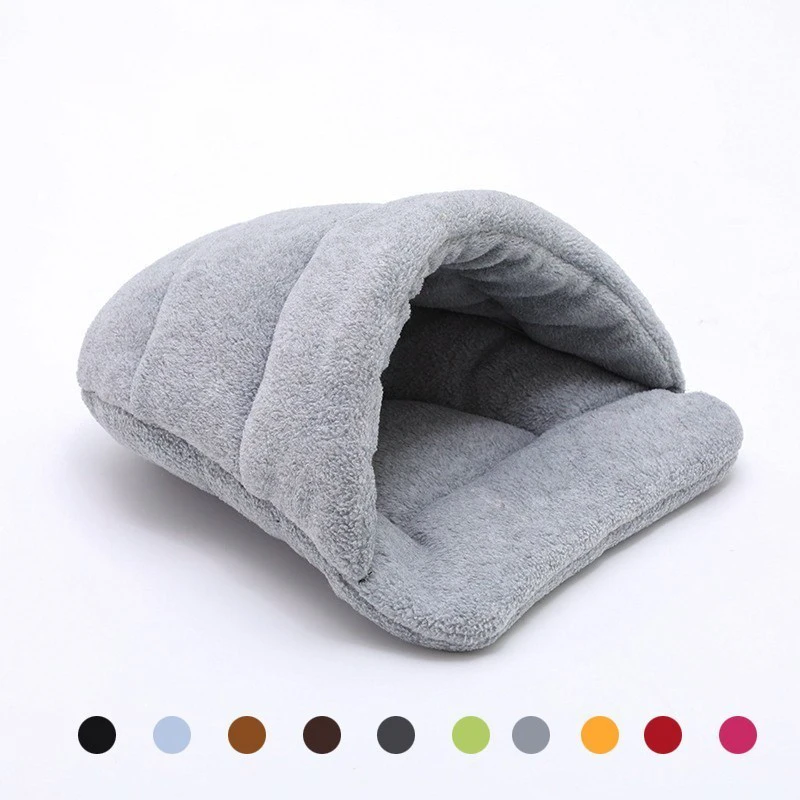 

Slipper Kennel Cat Nest Small Dog Bed Cat Bed Warm Pet Sleeping Bag For Teddy Hamster Kitten Portable Pet Bed Rabbit Nest