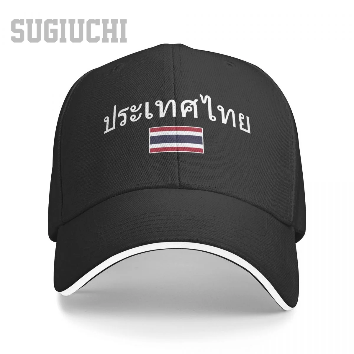 

Unisex Sandwich Thailand Flag And Font Baseball Cap Men Women Hip Hop Caps Snapback Golf Hat Fishing