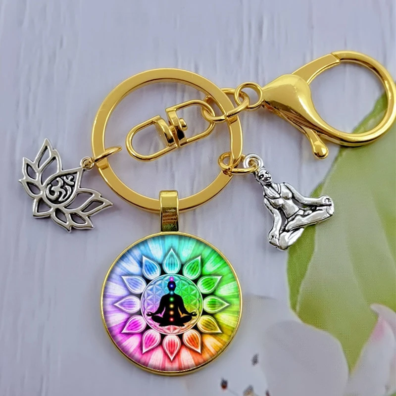 Новая мода 7 Чакр Йога Медитация планета Будда чакра медитация Рейки Исцеление