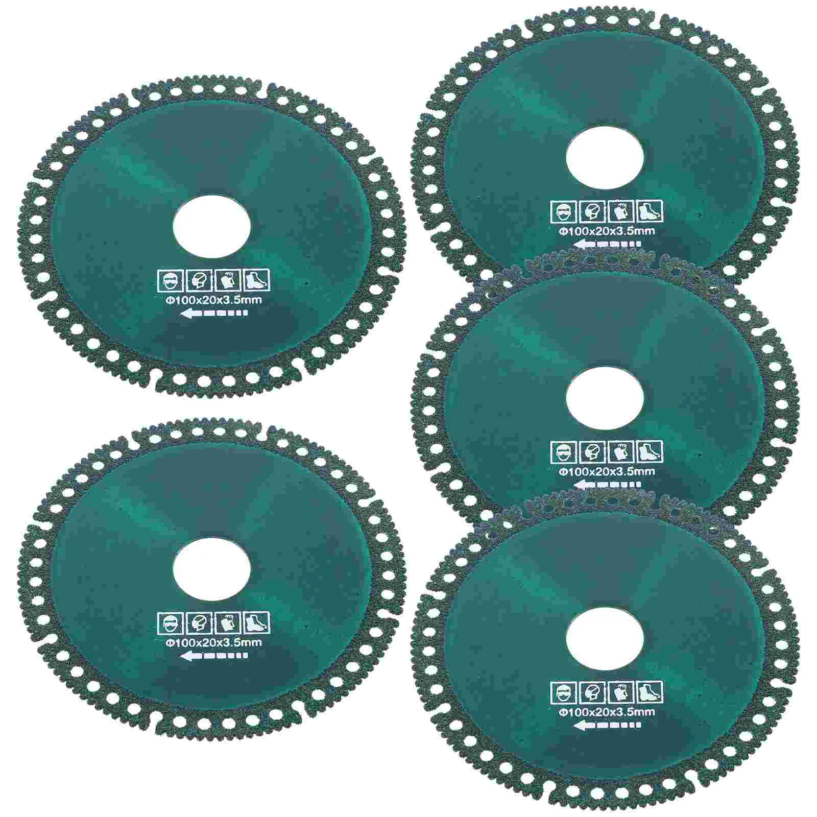 

5 Pcs Circle Cutting Disc Ceramic Wheel Grinder Ceramics Metal Discs Saw Blade Replacement Diamond