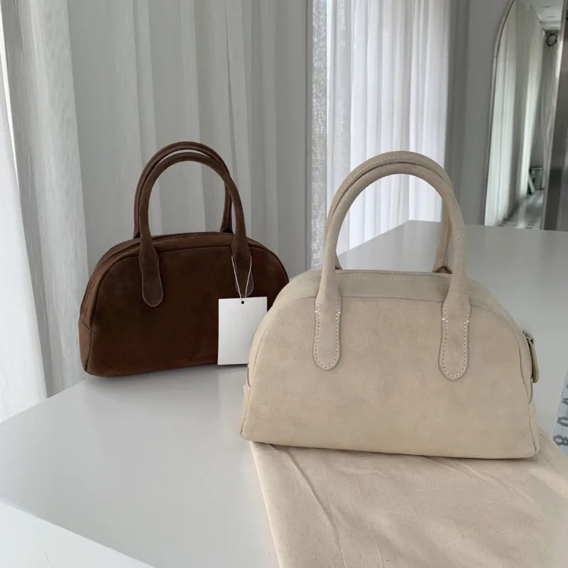 Корейская шикарная нишевая Классическая Бостонская сумка винтажные Роскошные