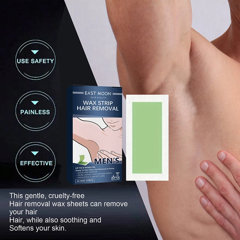 20 шт./кор. восковые полоски для депиляции удаления волос восковая бумага