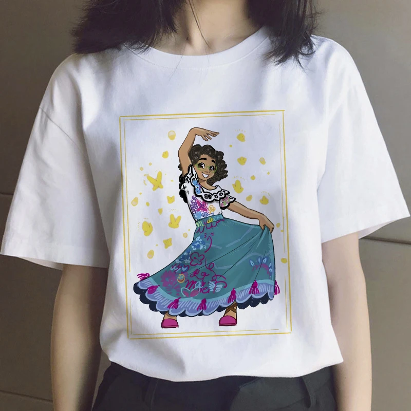 

2022 Encanto Mirabel Disney Cartoons T-Shirt Women Kawaii Tshirt Casual Clothes T Shirt Femme Harajuku Aesthetic Top Urbano Tees